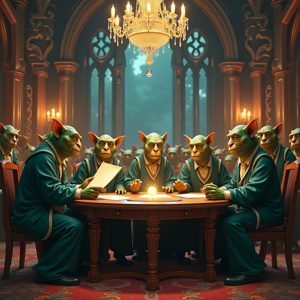 Goblin Teachers Enjoy Professional Development in Matte Pain...