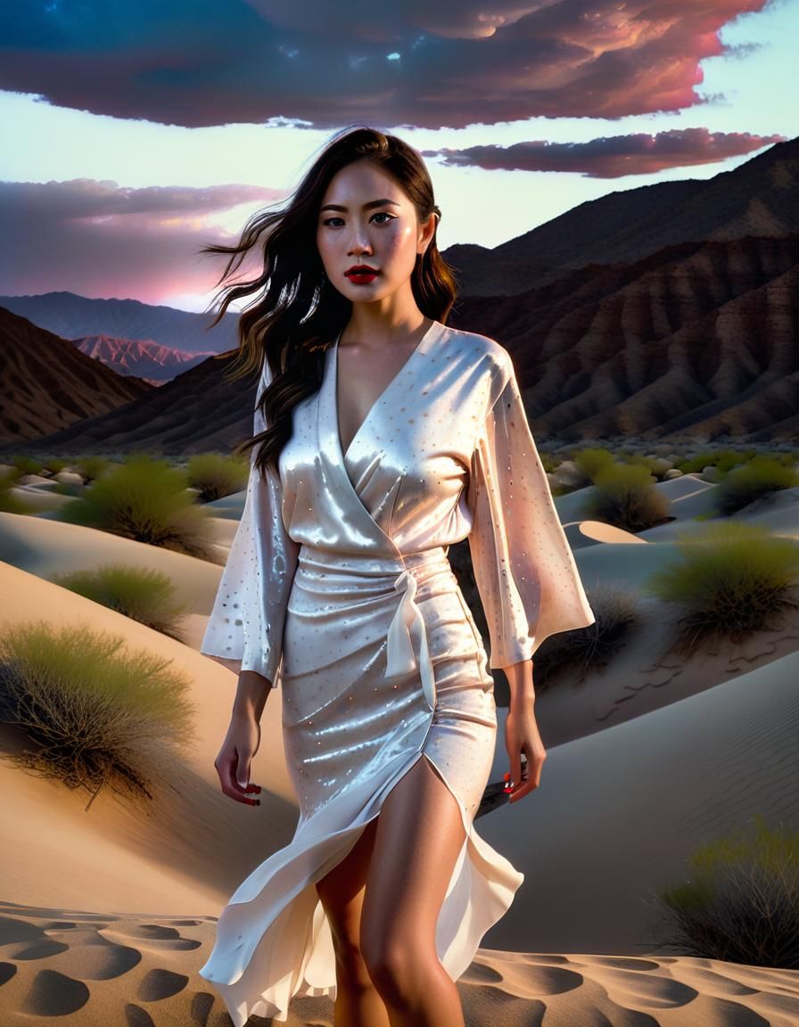 Chiaroscuro Portrait of a Korean Woman by Oasis