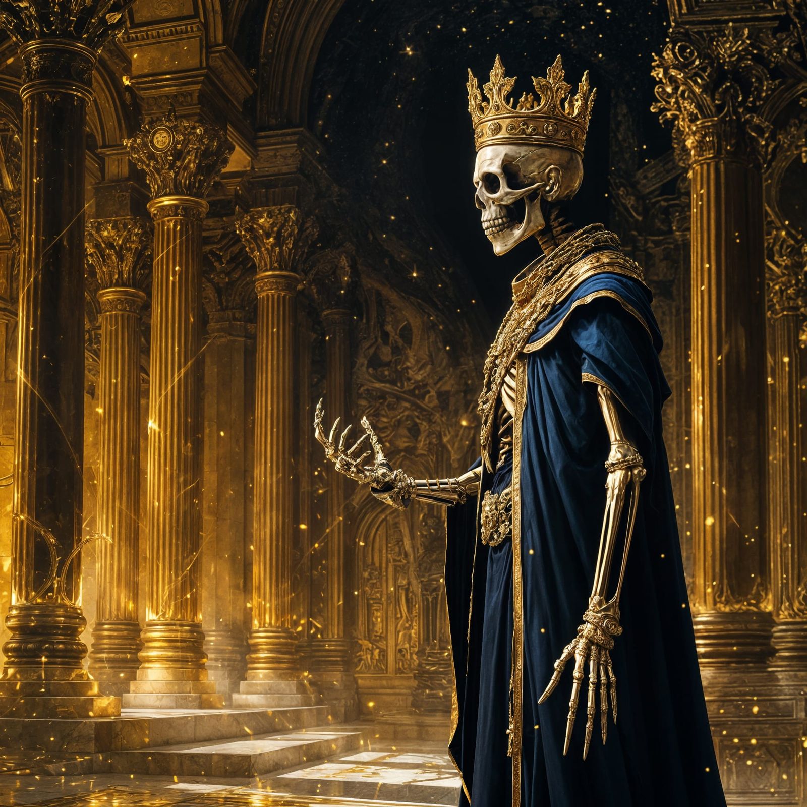 The Golden Skeleton King of Dark Fantasy