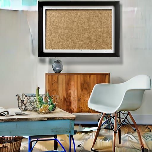 Sparkling Sand in Circular Frame