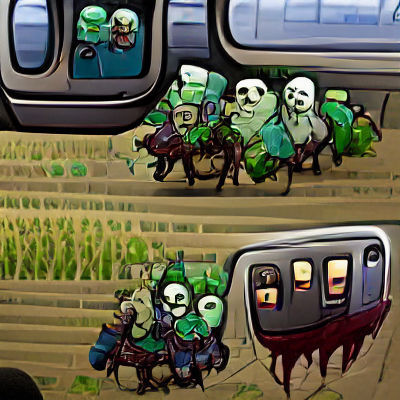 Undead Farmers on a Train Journey