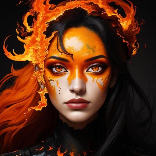 Fiery lady
