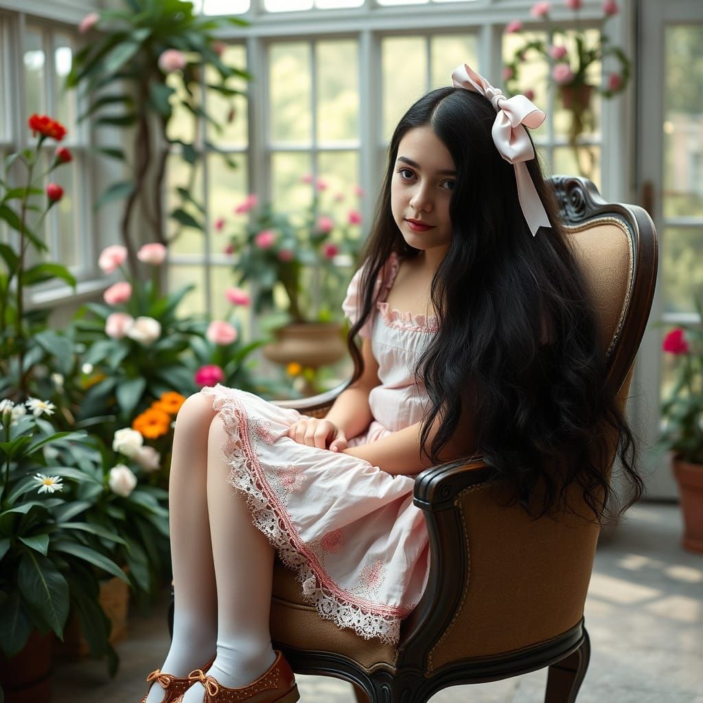 Ethereal Beauty in Vintage Elegance