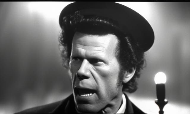 Tom Waits as Vlad Dracula in a psychological future retro horror movie