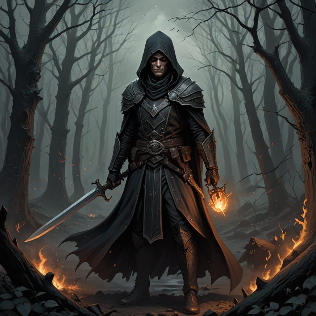 Dark Fantasy Art in a Gothic Aesthetic