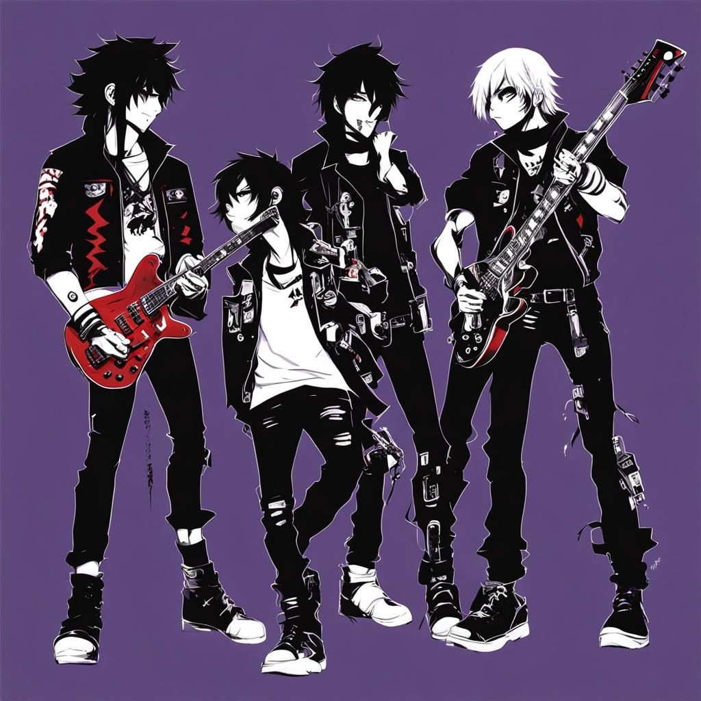 Misfits Band Design in Anime Style