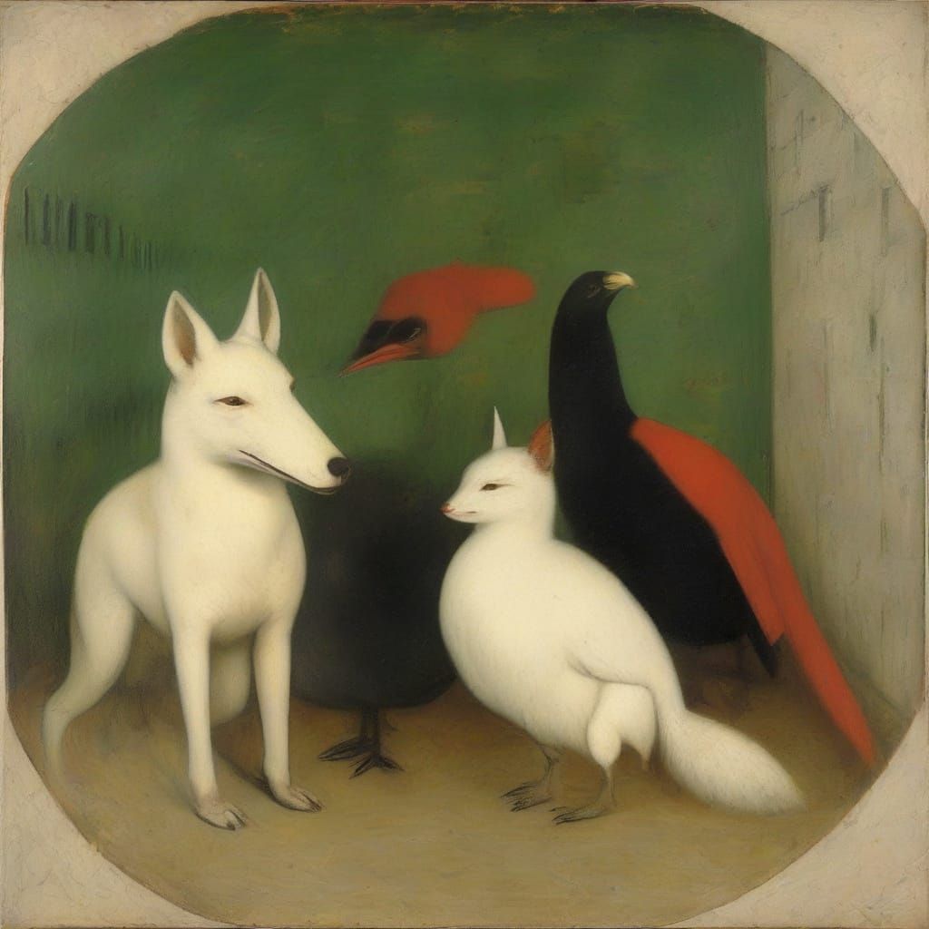 Foxes and Geese: Realism Meets Abstraction