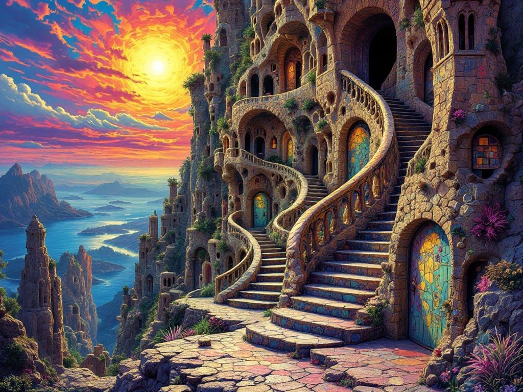 Incessant Montage of Weird Doorways Trance Reward Enigma