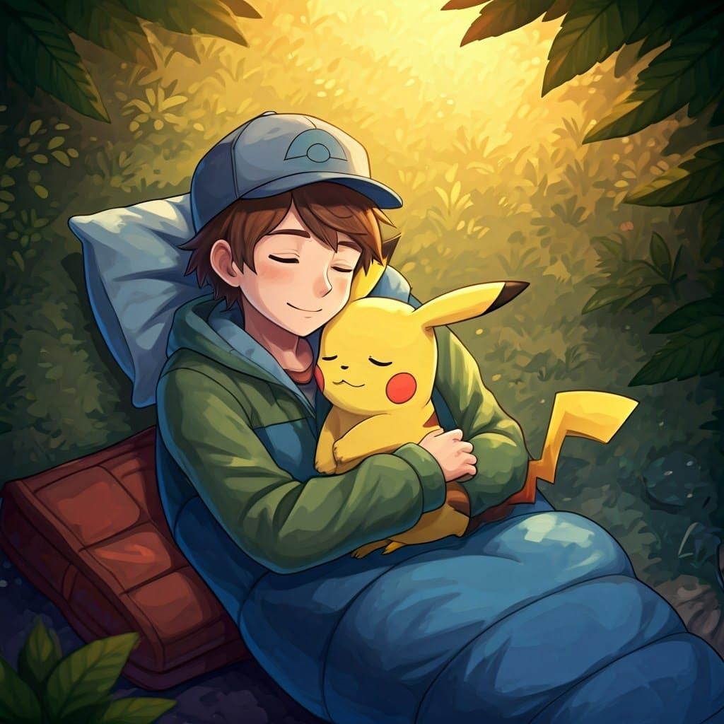 Pokemon Trainer Sleeping with Pikachu: Loish and James Jean ...