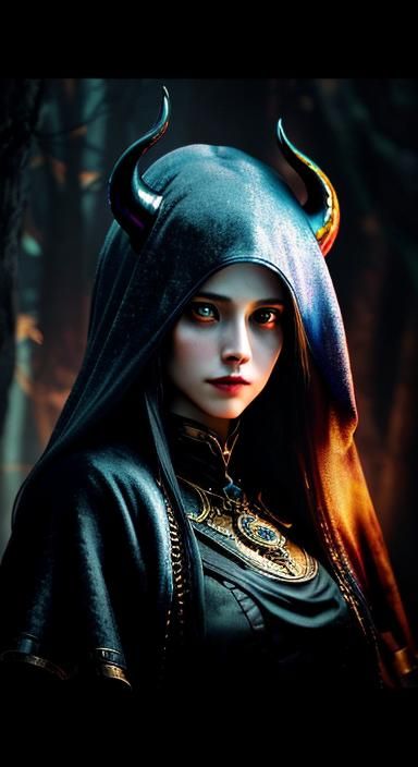 Cryptid Monster Portrait in Mystic Museum