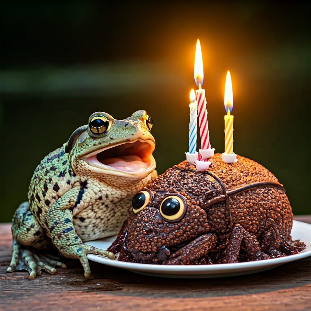 Happy Toad Frog's Bug Birthday Surprise