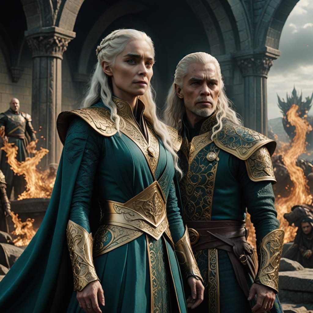 Larra Rogare and Viserys Targaryen
