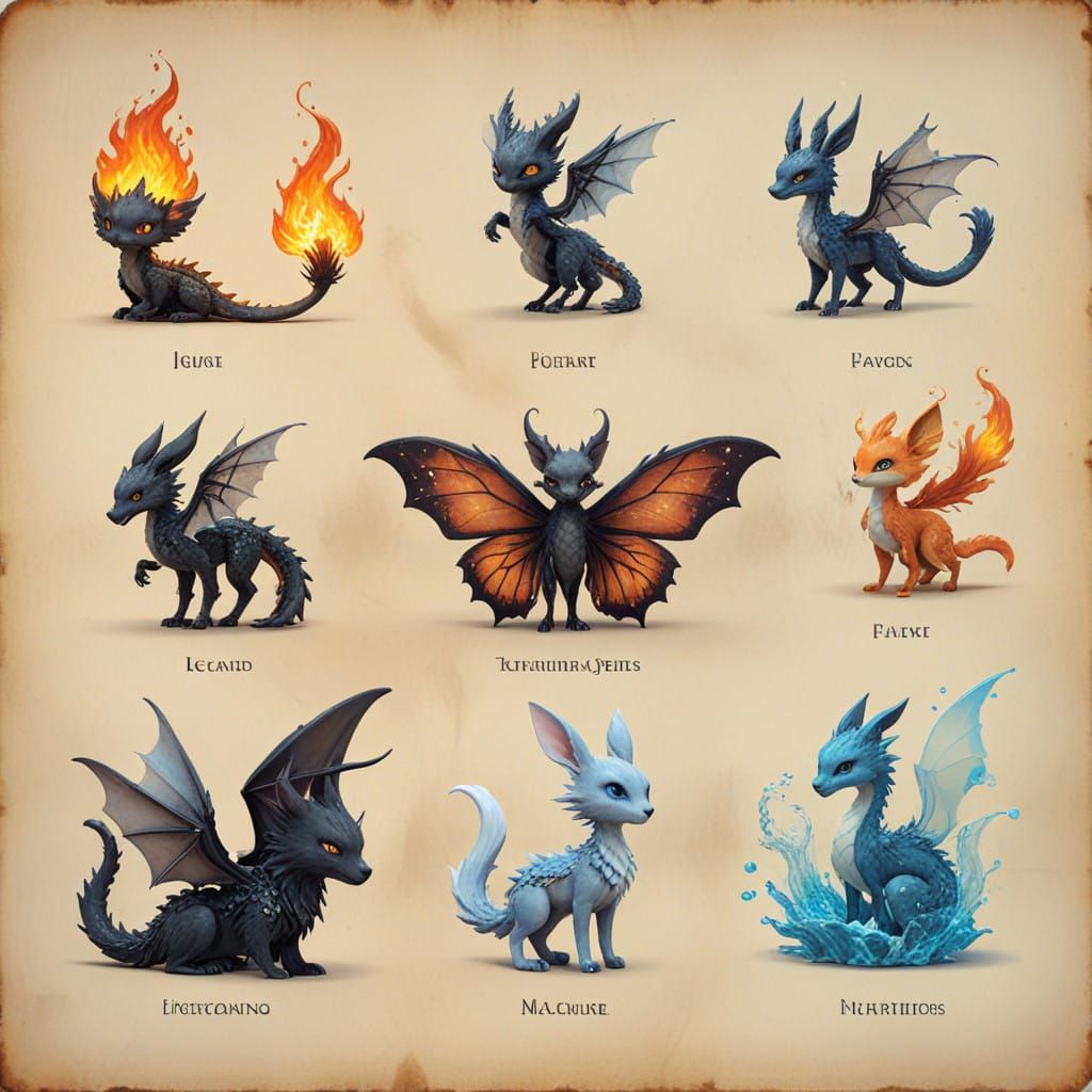 Whimsical Familiar Spirits for the New Witch or Sorcerer