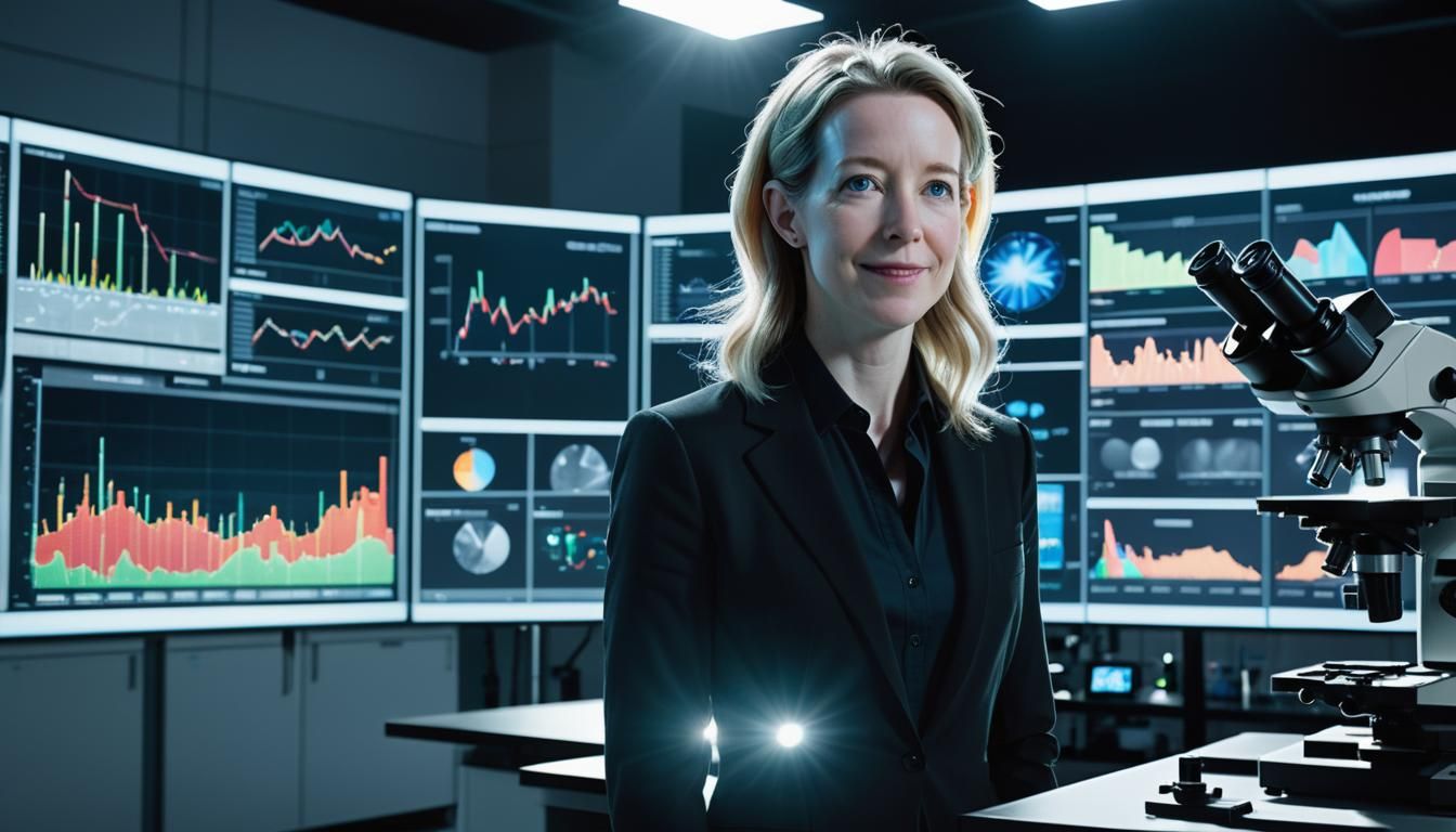 Elizabeth Holmes: PR Versus Reality, Cinematic Still