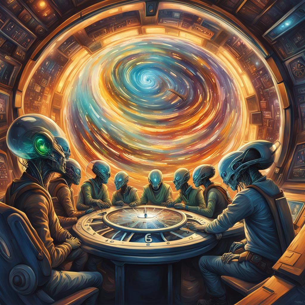 Aliens Observe Warped Clock Near Light Speed