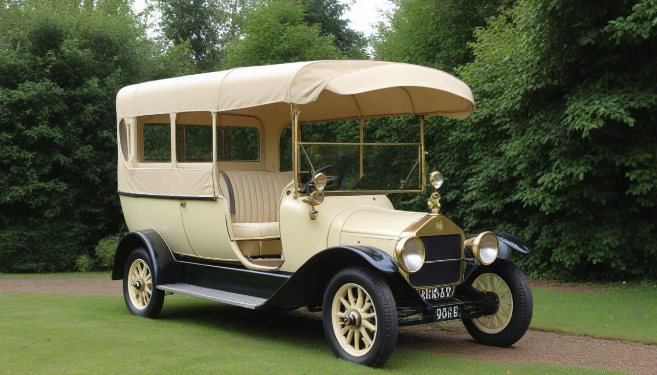 Elegant Edwardian Era AI Image