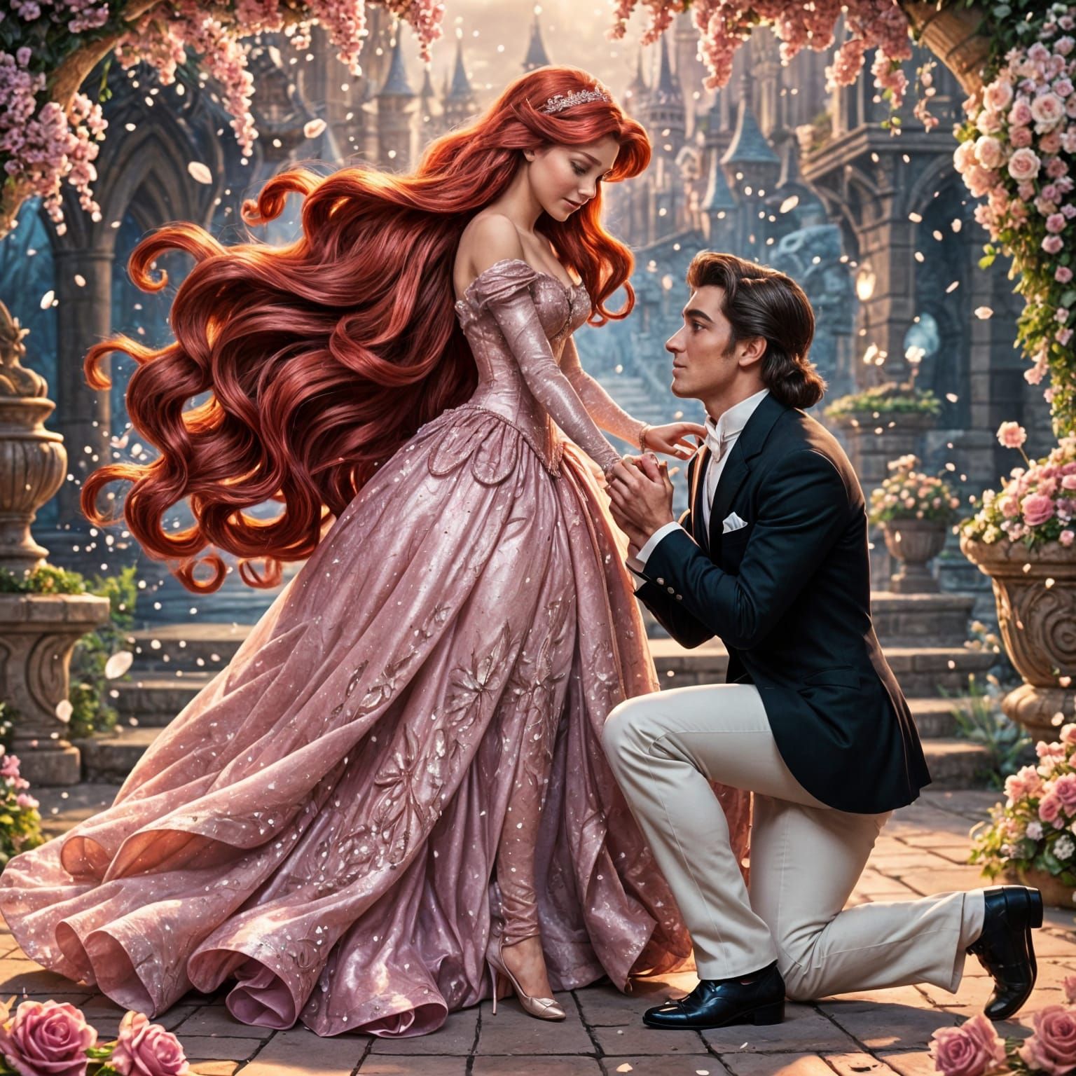 Disney Princess Ariel in Enchanted Evening Gown