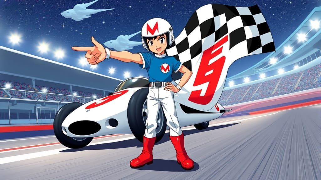 Speed Racer-Inspired Anime Racing Champion