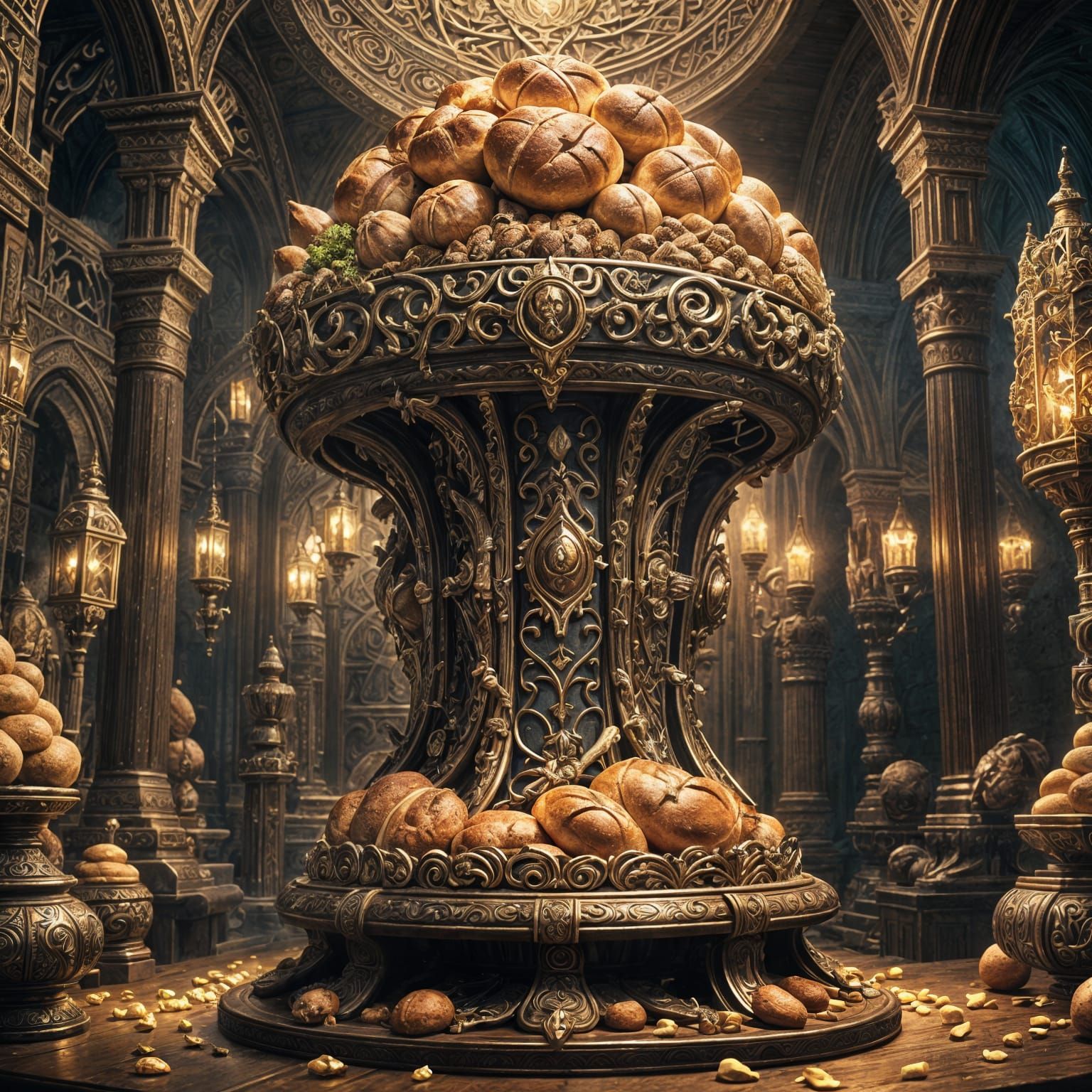 Epic Dwarvish Bread in High Fantasy Style