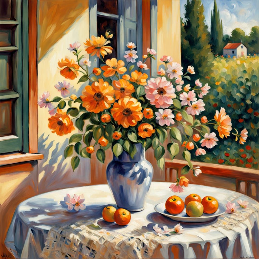 Flowers in a vase
