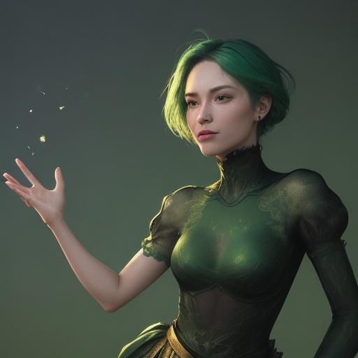 Surreal Portrait of Man Engrossed in Numbers