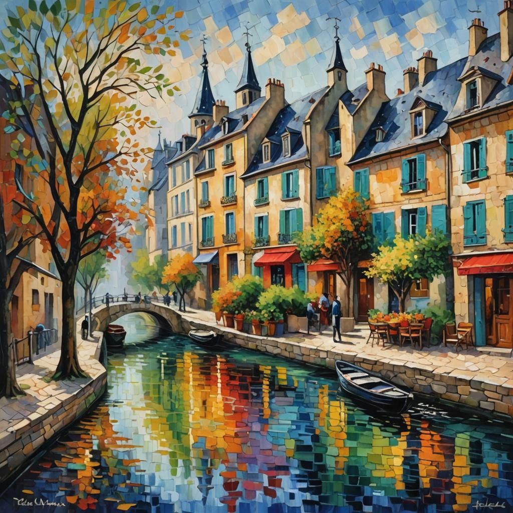 France in Neo-Impressionist Expressionist Style