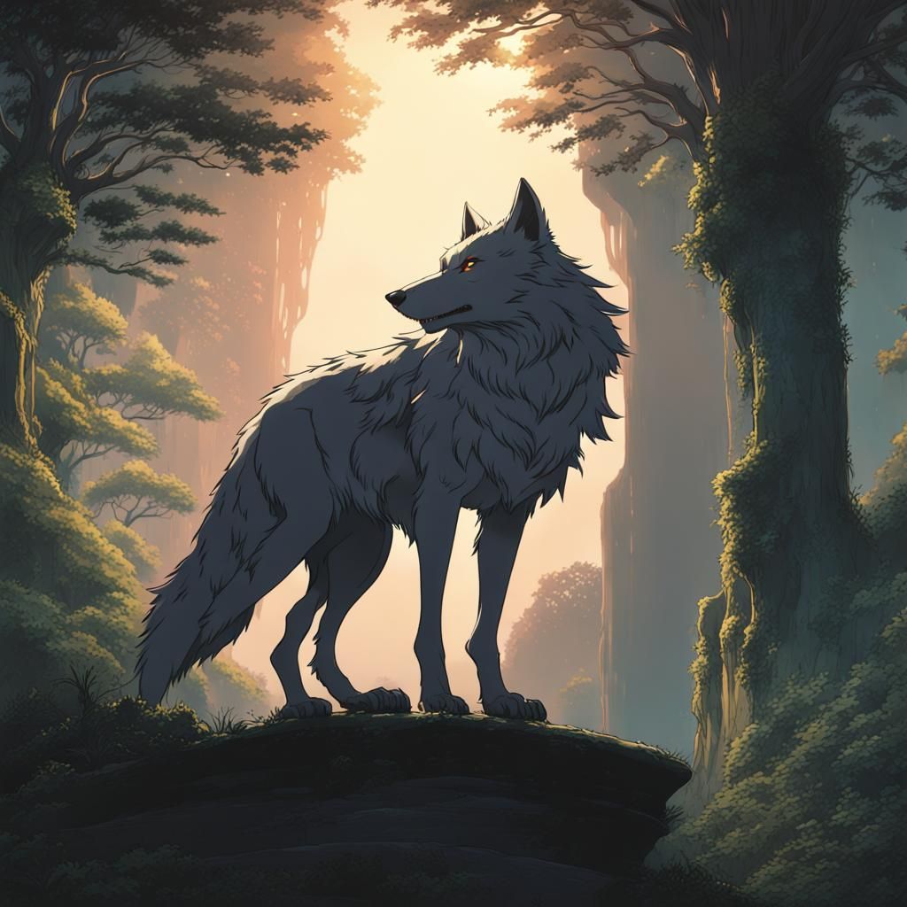 Gothic Werewolf Goddess: Anime Key Visual