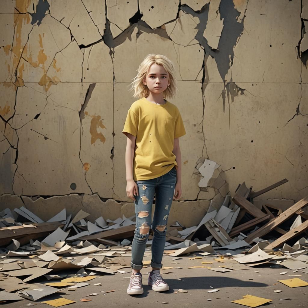 Girl in Converse: Detailed Fantasy Concept Art