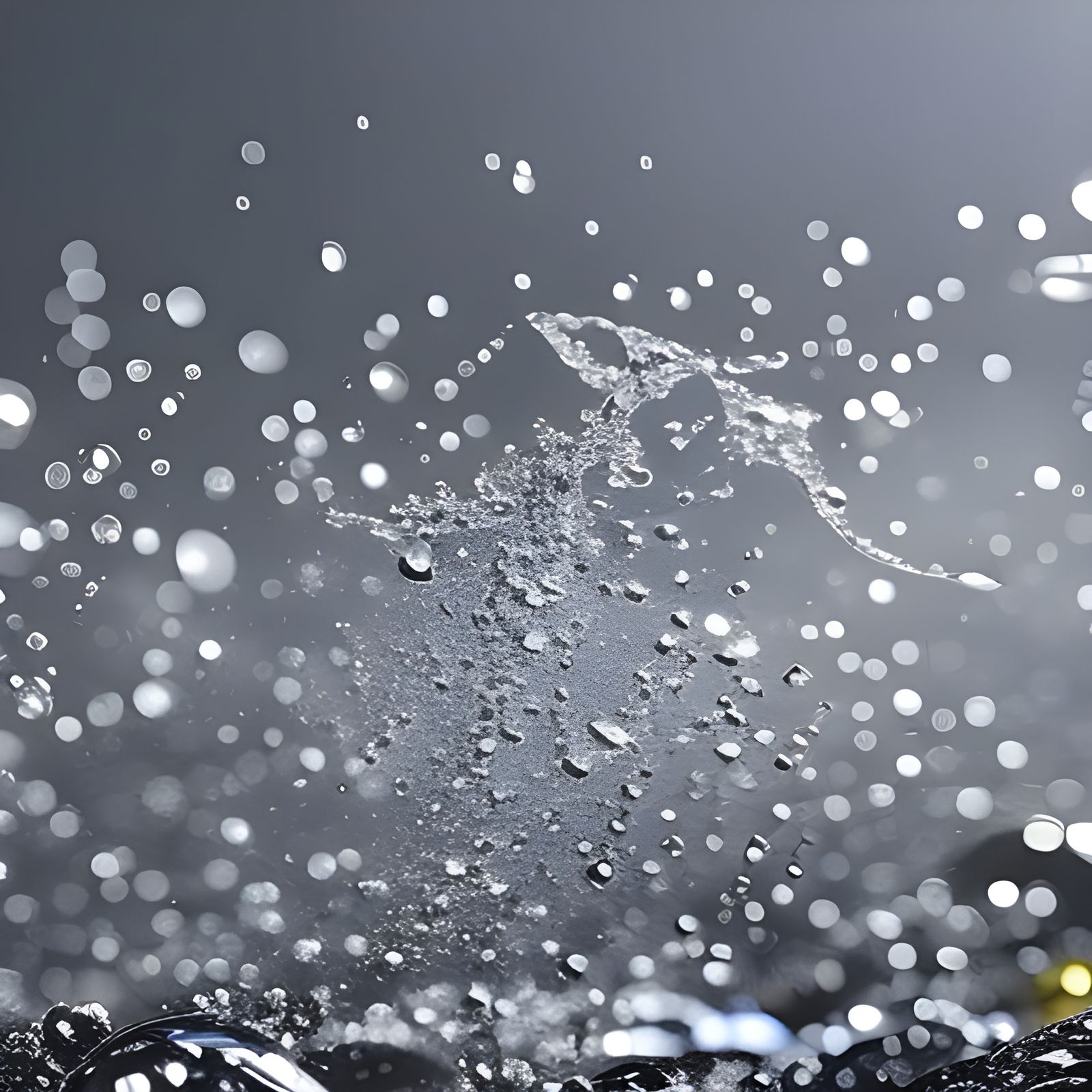 Hyperdetailed Multicolored Raindrops in 8K Resolution