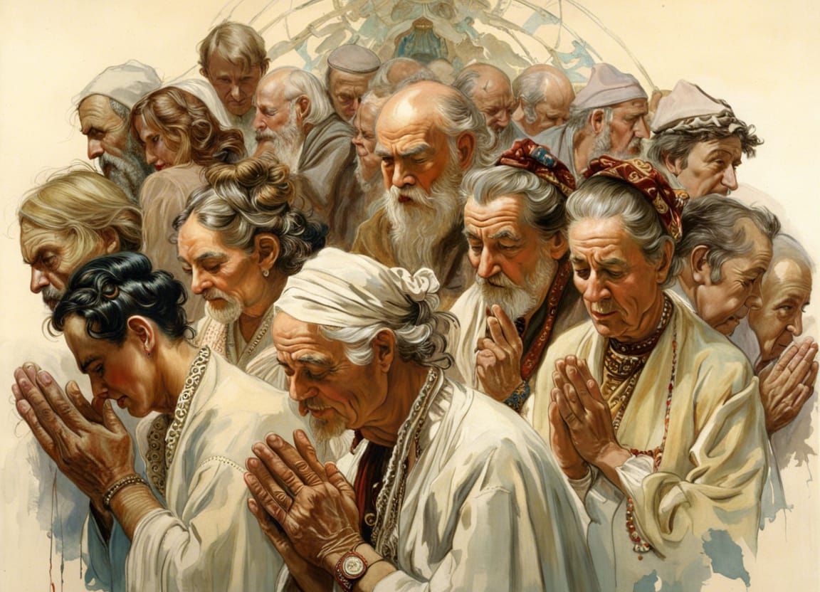 Compassionate Gathering: A Prayerful Scene