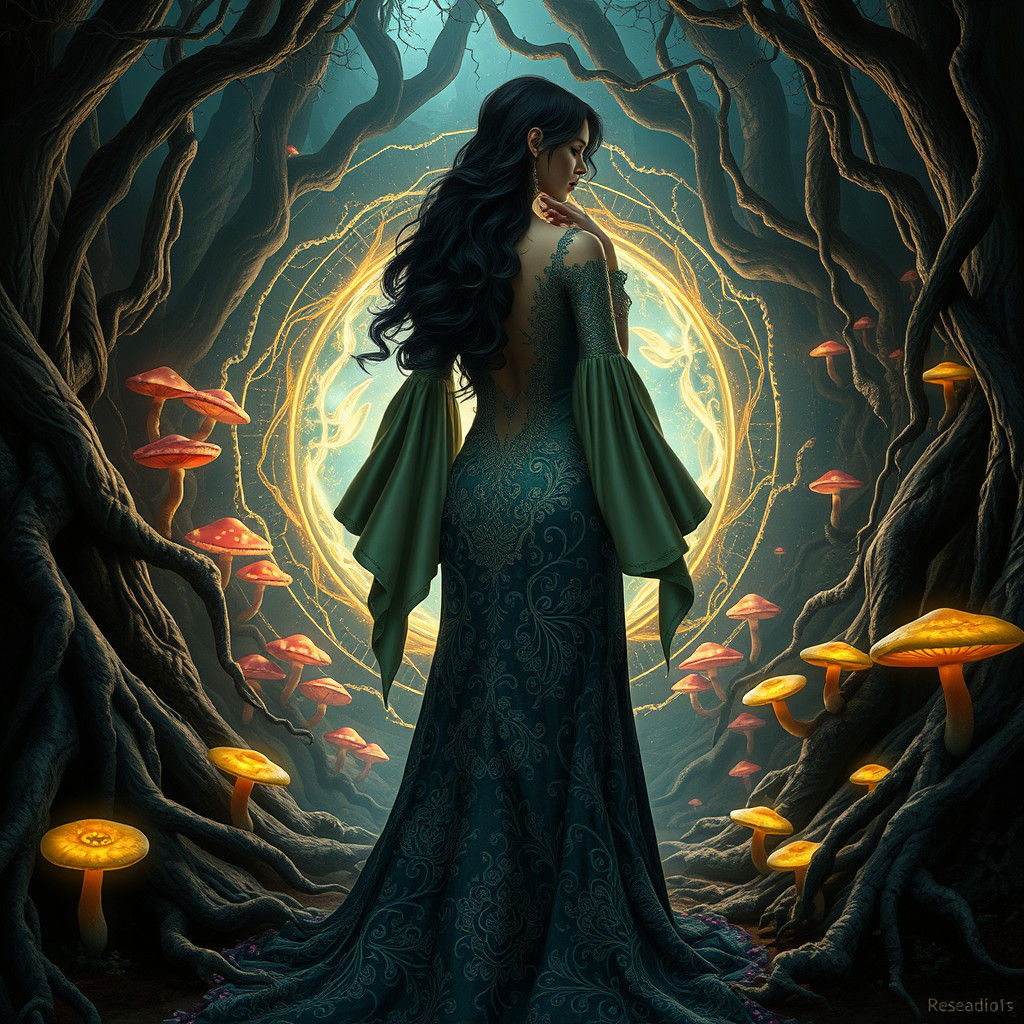 Mystical Forest Portal Opens for Rosalia