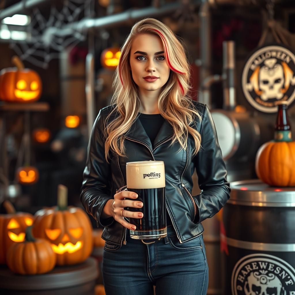 Halloween at the Irish Brewery: Blonde Brewer Celebrates