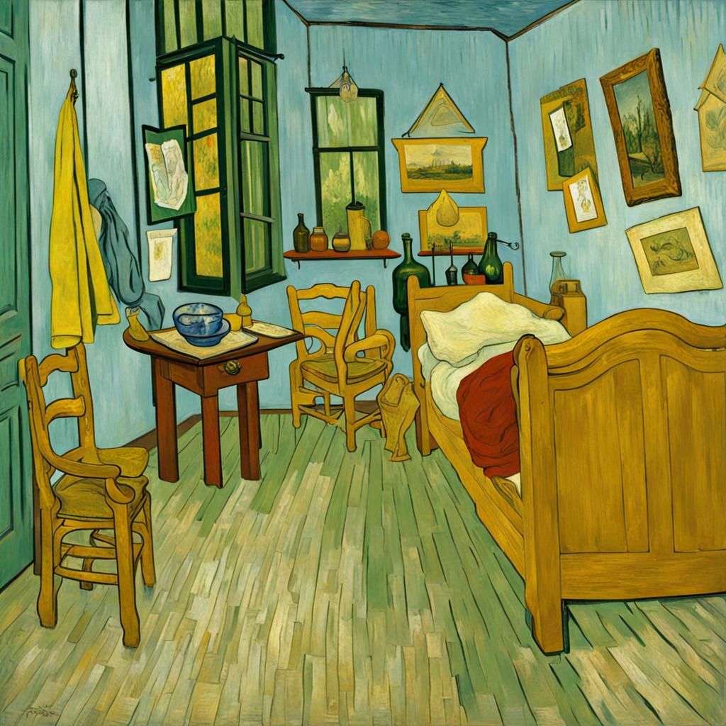 Van Gogh Style Oil Painting