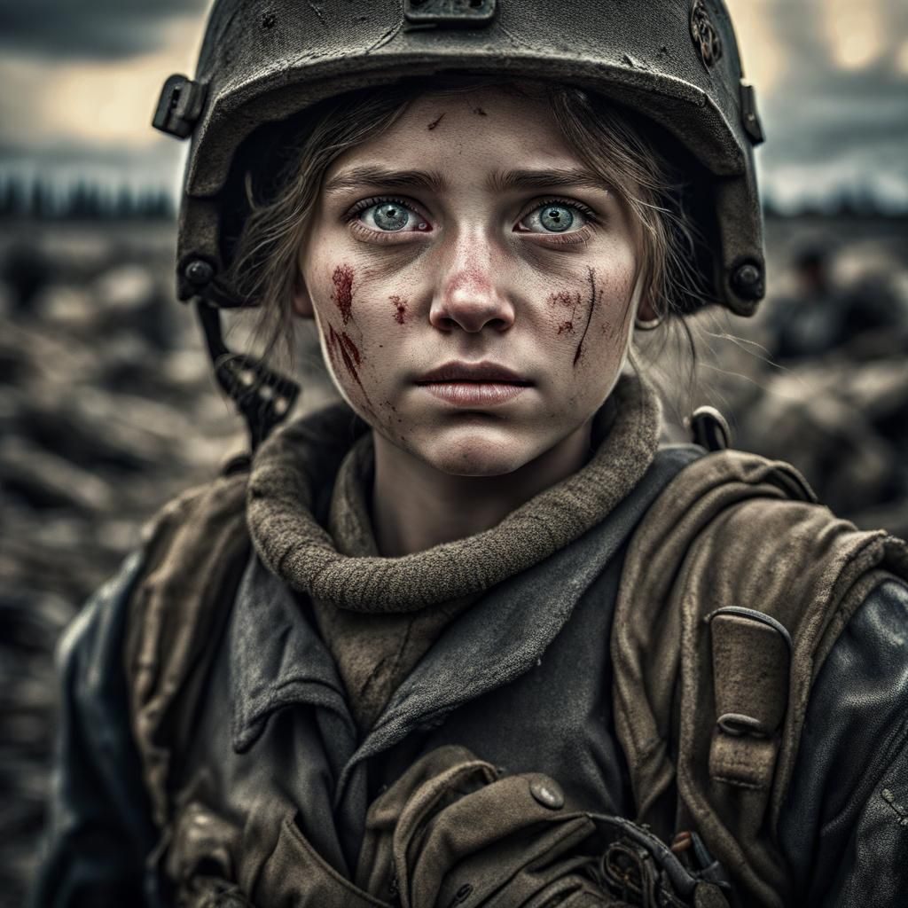 A Girl's Plea for Help in Ukrainian War