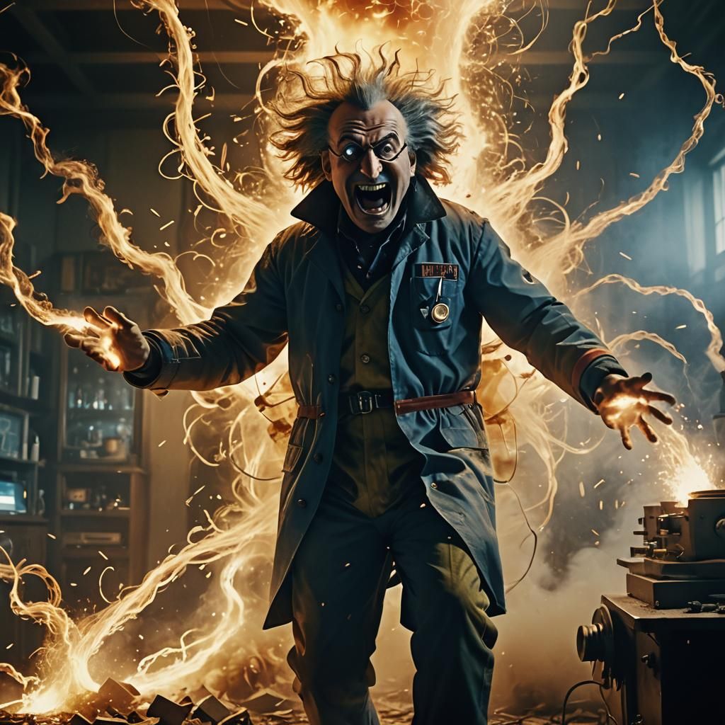 Doctor Eggman's Lab Experiment Gone Wrong: Cinematic Still