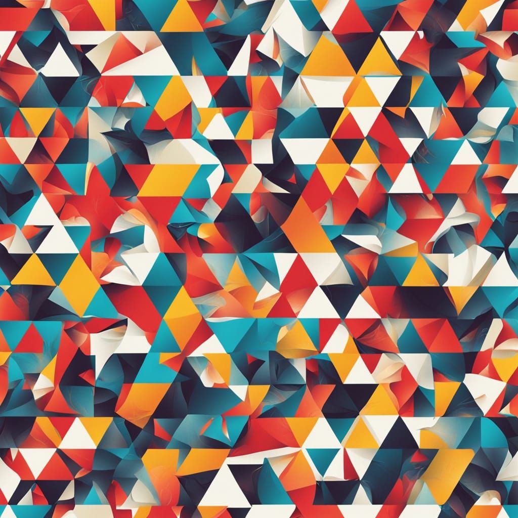 Vibrant Geometric Abstraction