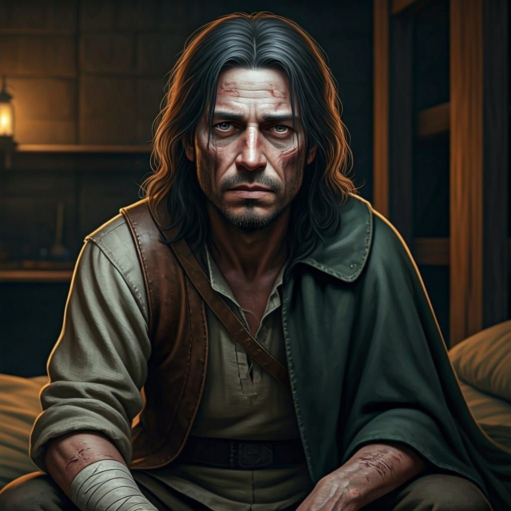 Recovering Jungle Scout in Barracks