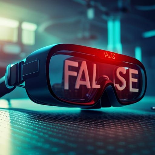 Prototype of fact-checking glasses in a lab