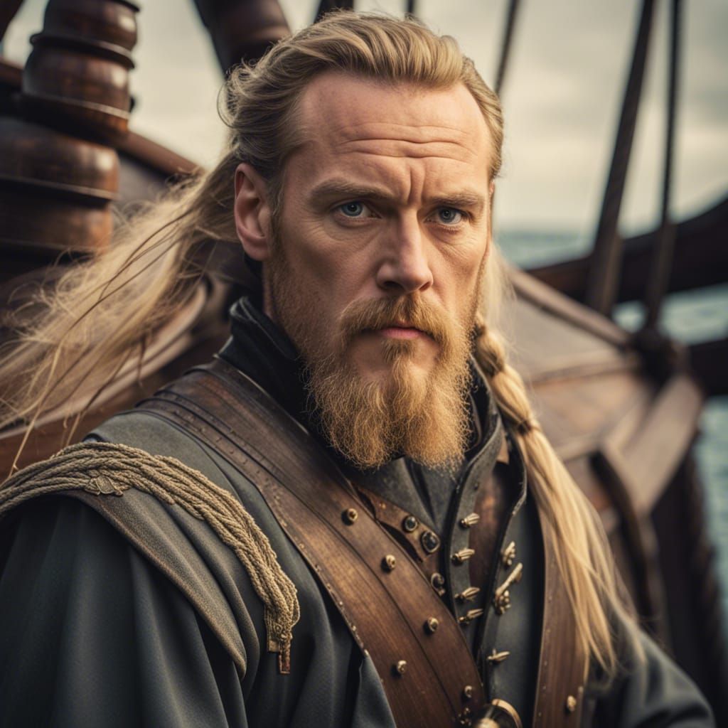 Medieval Sea Captain Portrait in Professional Photography St...