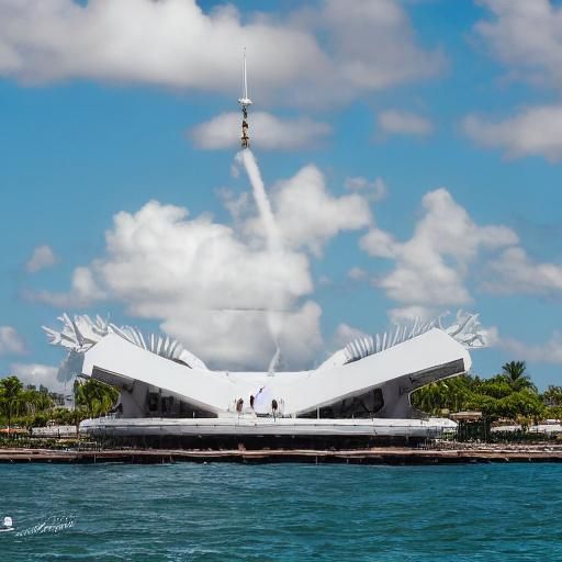 USS Arizona Memorial in Pearl Harbor, Hawaii