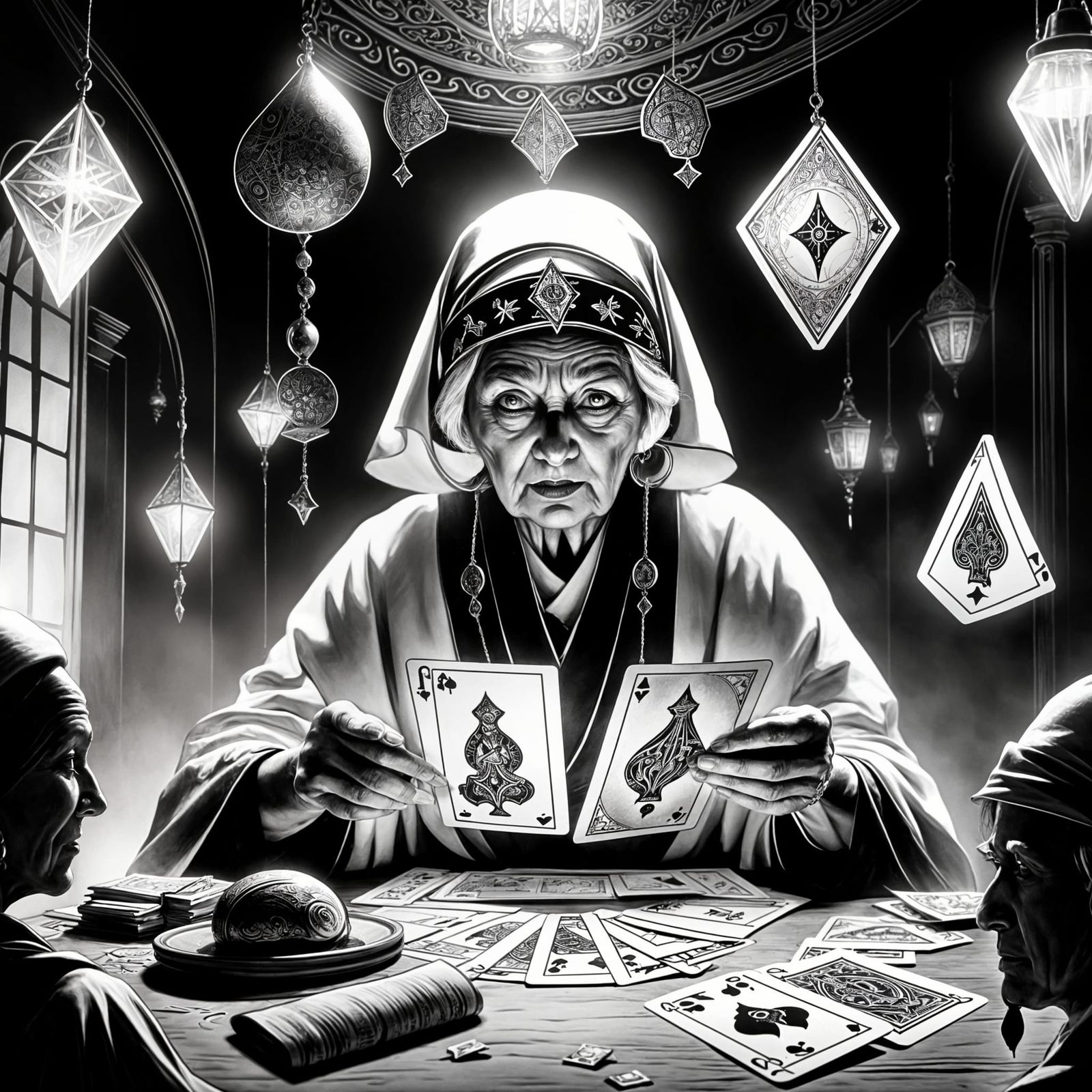 Enchanted Fantasy Tarot Card in 3D