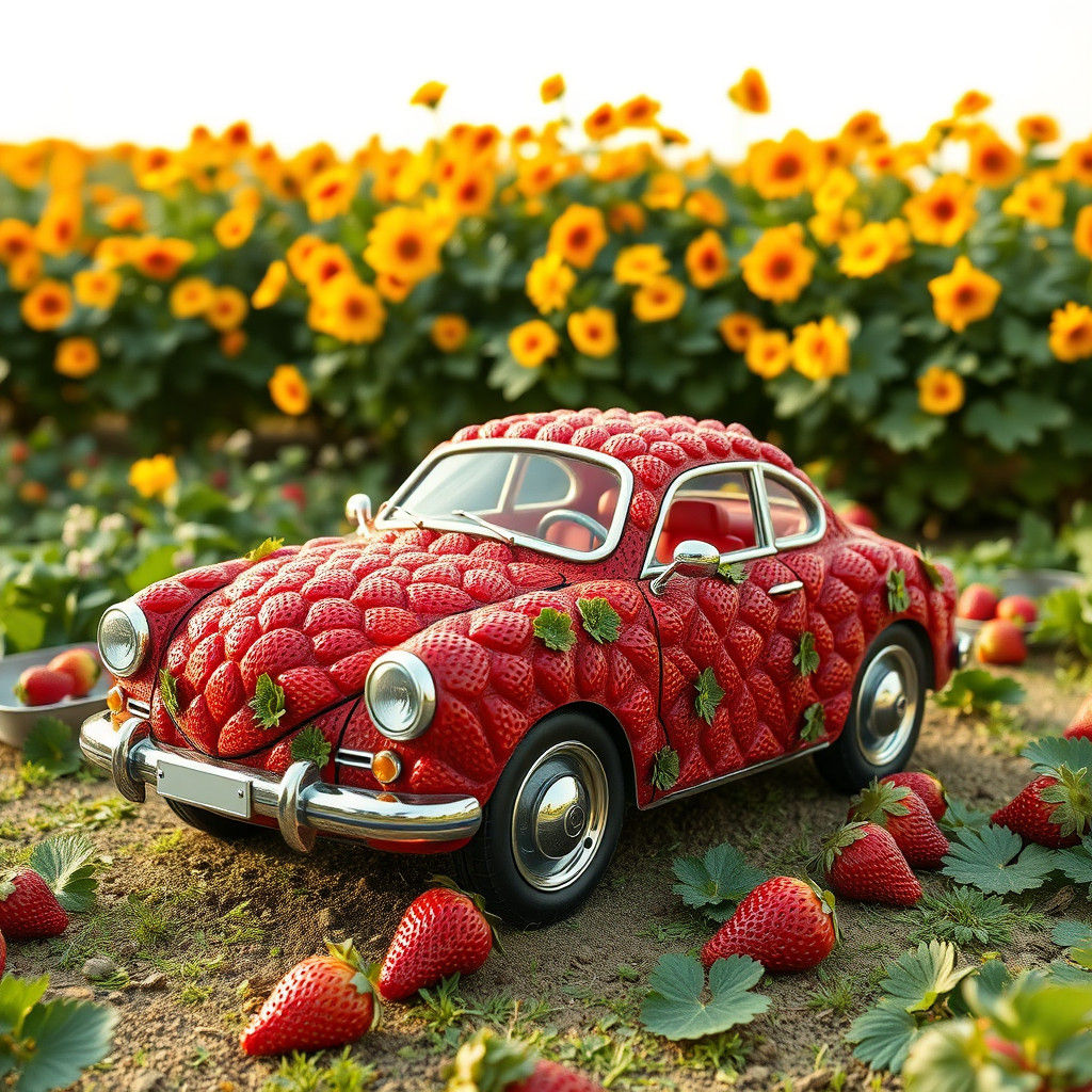 Strawberry Car: An AI Generated Concept
