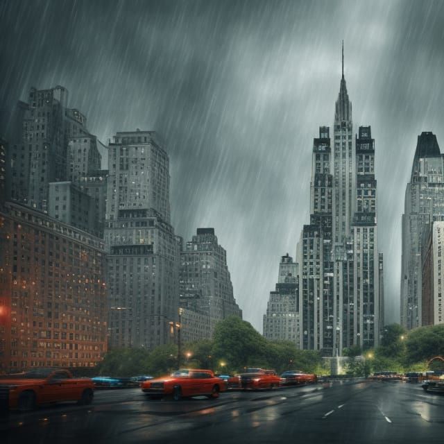 New York City Central Park: Retro Architecture