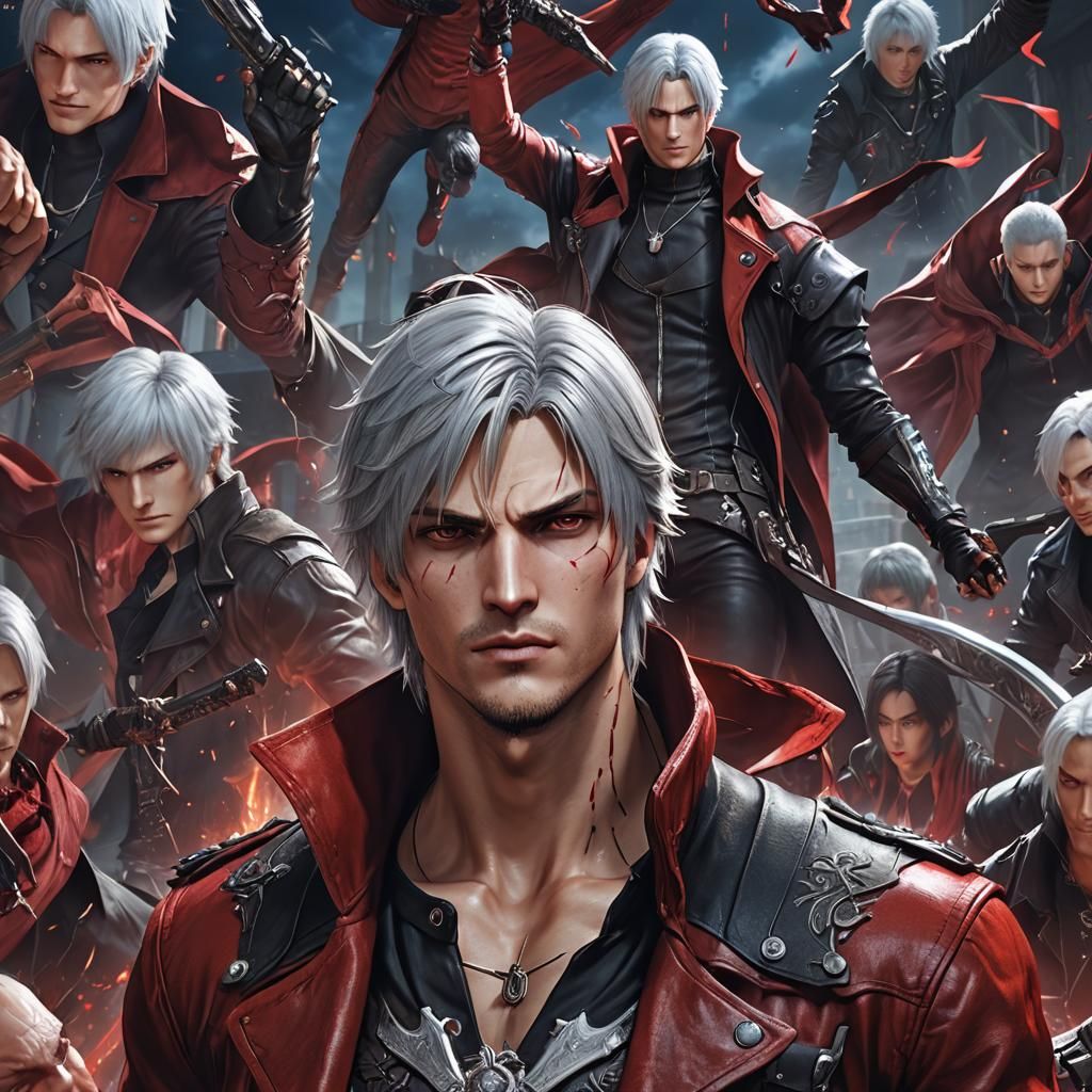 Dante Devil May Cry: 3D Anime Art