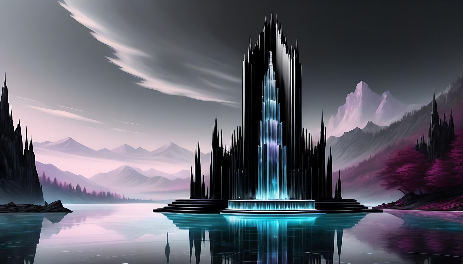 Black Lake Tower: Conceptual Art in Charcoal