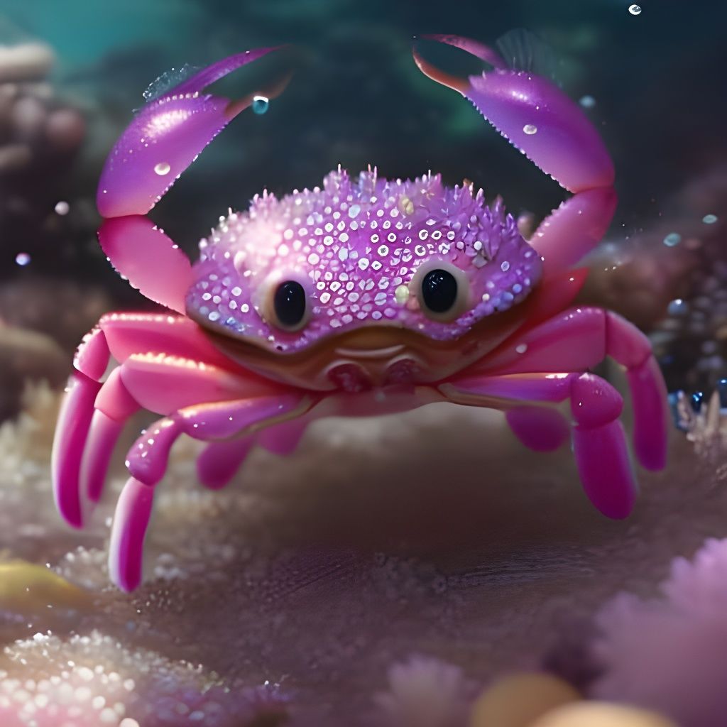 Sugar Rush: A Pink Crab's Underwater Adventure