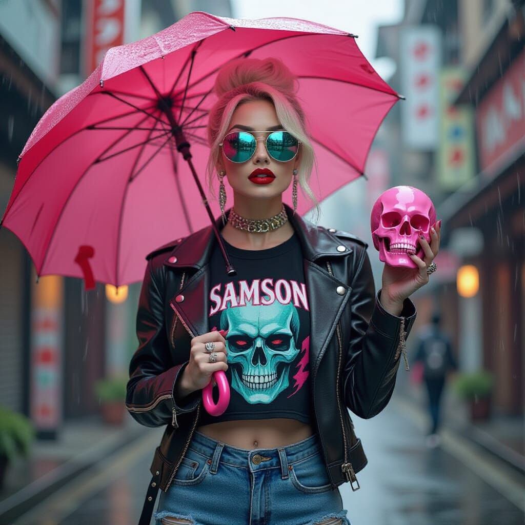 Horror Drag Queen in Junji Ito Style with Gigeresque Element...