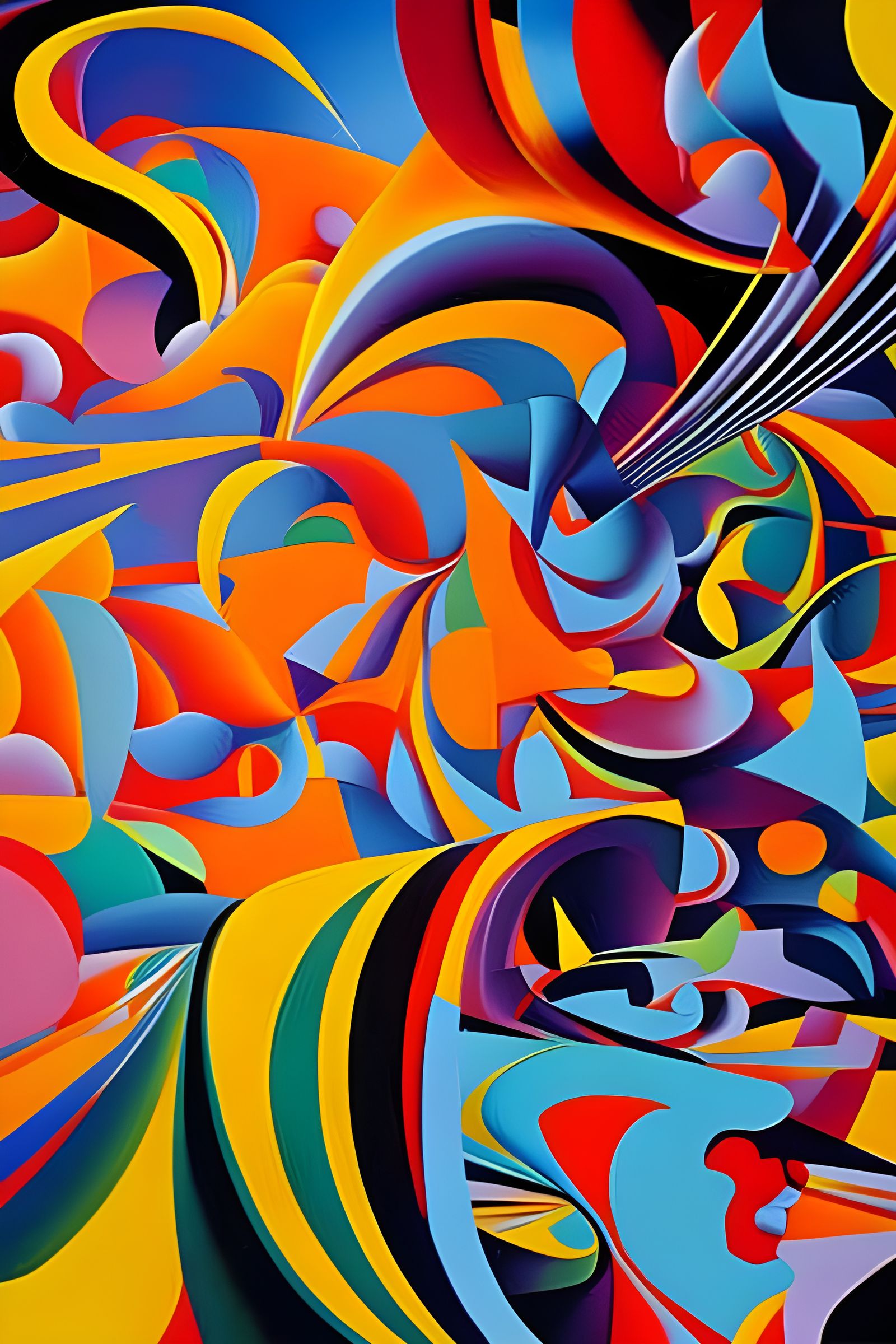 Hyperdetailed Abstract Art with Celestial Light Dust