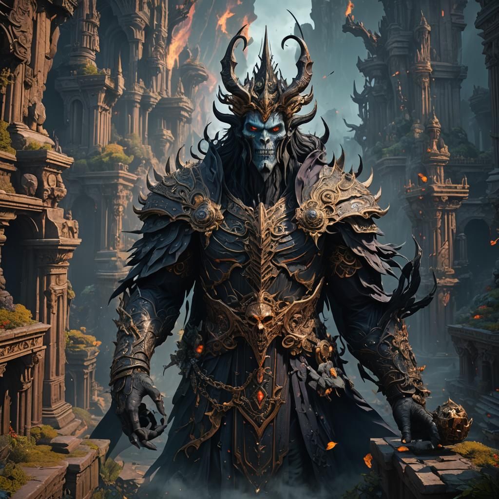Detailed Matte Painting of Hades in Unreal Engine