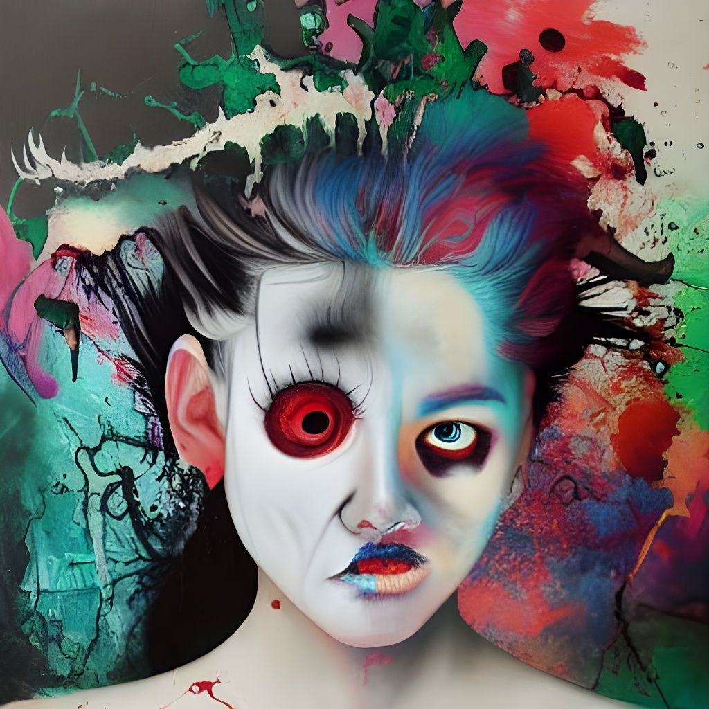 Insanity: A Disturbing Painting Inspired by Masters